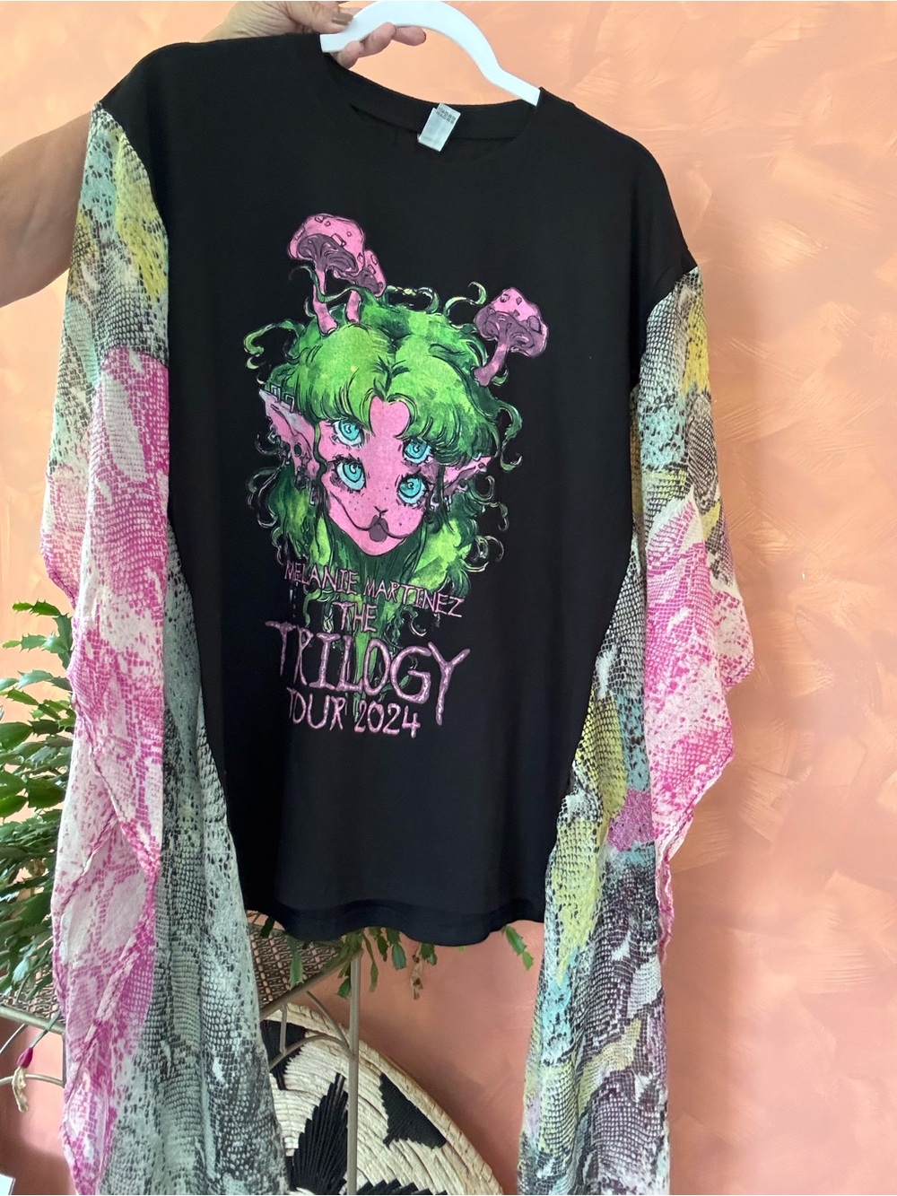 Melanie Martinez 'The Trilogy Tour' Black Graphic Upcycled made by me